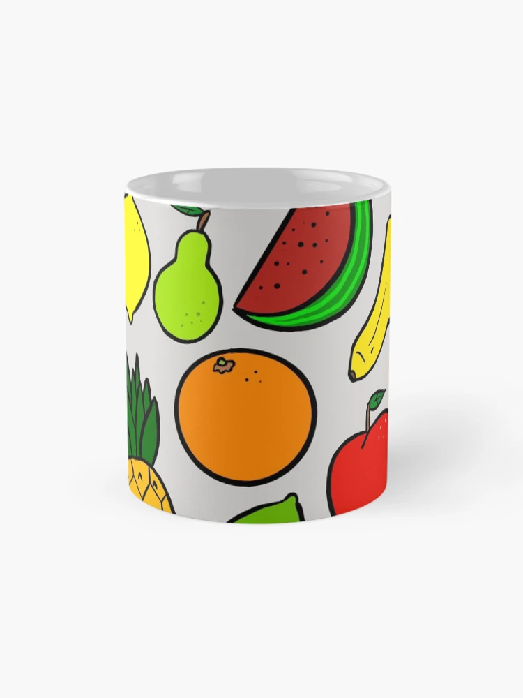 Thumbnail 4 of 6, Coffee Mug, Assorted Fruity Pattern designed and sold by HallidayDesigns.