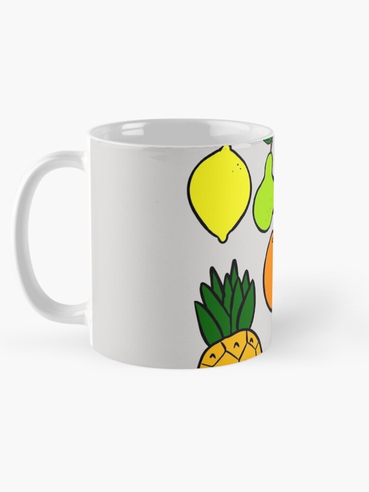 Thumbnail 5 of 6, Coffee Mug, Assorted Fruity Pattern designed and sold by HallidayDesigns.