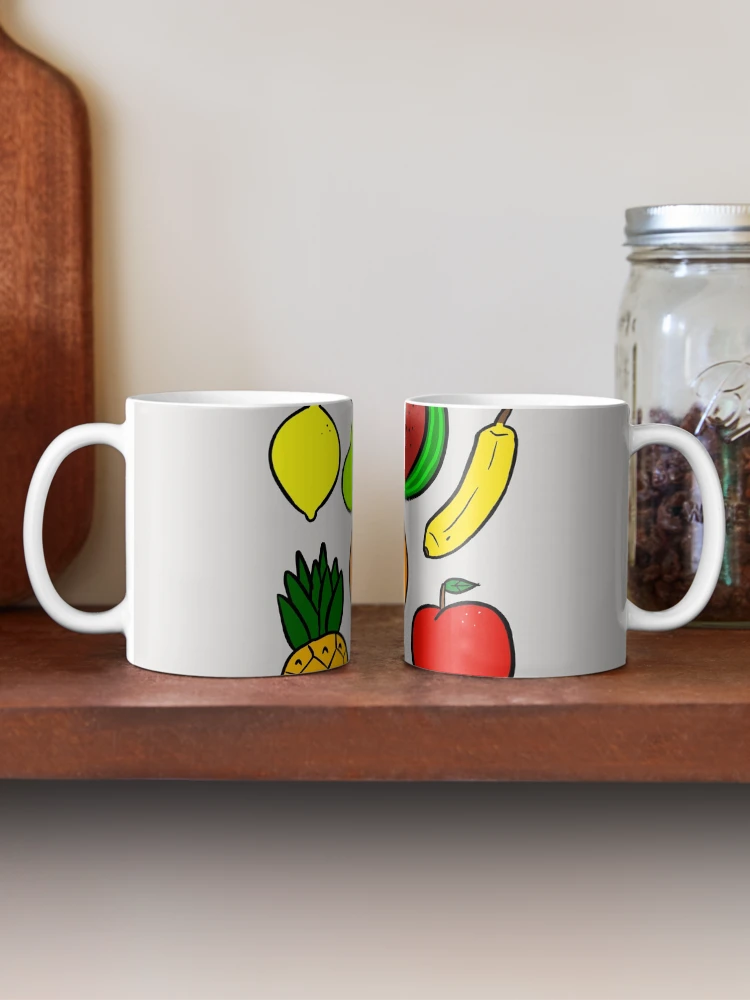Thumbnail 2 of 6, Coffee Mug, Assorted Fruity Pattern designed and sold by HallidayDesigns.