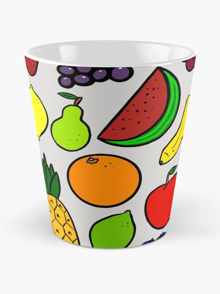 Thumbnail 2 of 4, Coffee Mug, Assorted Fruity Pattern designed and sold by HallidayDesigns.