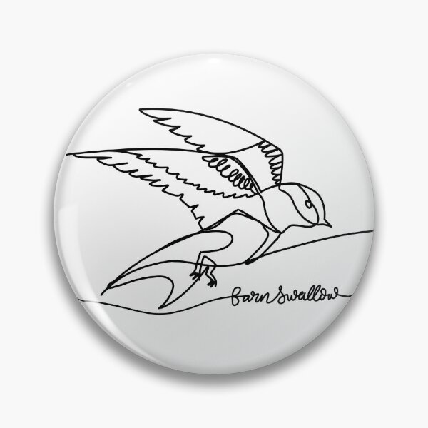 Item preview, Single Line Barn Swallow designed and sold by MiliMarron.