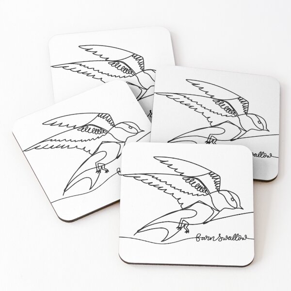 Item preview, Single Line Barn Swallow designed and sold by MiliMarron.