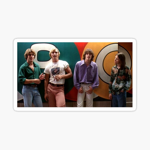 dazed and confused Sticker