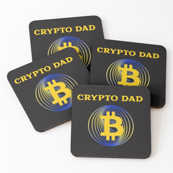 Item preview, Crypto Dad  Bitcoin NFT Non Fungible Token designed and sold by Peggy Lindstrom.