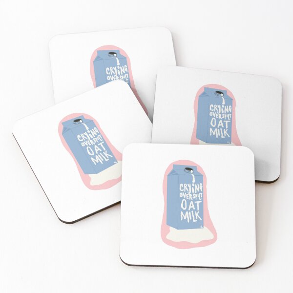 Item preview, crying over spilt oat milk designed and sold by isxbelstudio.