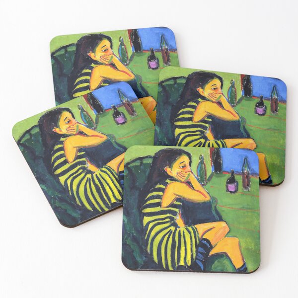 Item preview, Female Artist (Ernst Ludwig Kirchner) Digitally Enhanced designed and sold by Mr. Gattax.