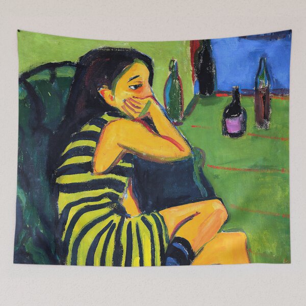 Item preview, Female Artist (Ernst Ludwig Kirchner) Digitally Enhanced designed and sold by Mr. Gattax.