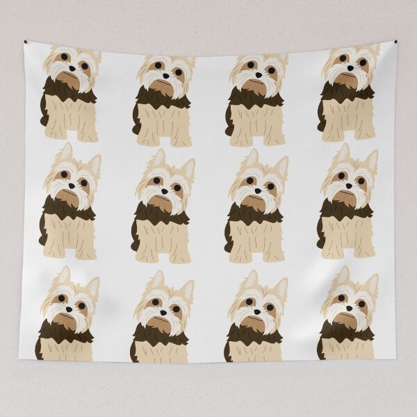 Item preview, Yorkshire terrier cute pattern designed and sold by Maful.