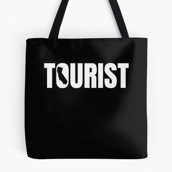 Item preview, TOURIST California Funny Text Based Home State Humor designed and sold by ZEROXCOOL.