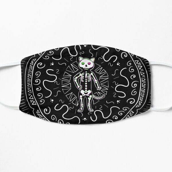 Dia del gato Flat Mask