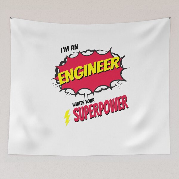 Item preview, I AM AN ENGINEER WHATS YOU SUPERPOWER designed and sold by 30-Merch.