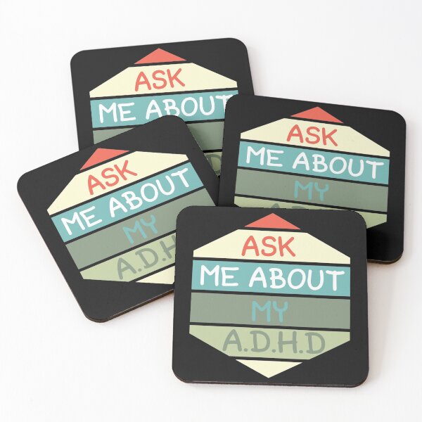 Aperçu de l'œuvre ask me about my adhd créée et vendue par manardesign.