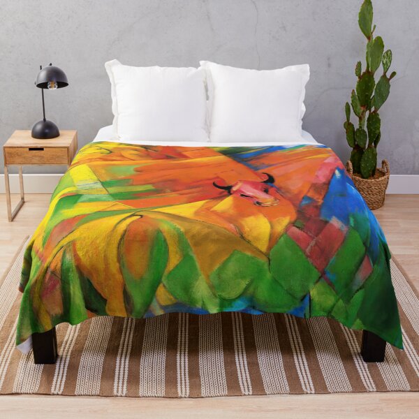 Item preview, Animals In A Landscape - 1914 (Franz Marc) Digitally Enhanced designed and sold by Mr. Gattax.