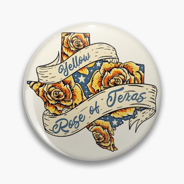 Item preview, Yellow Rose of Texas - Vintage Texas Map covered in yellow roses | we're texas | we are texas designed and sold by Any Color Designs.