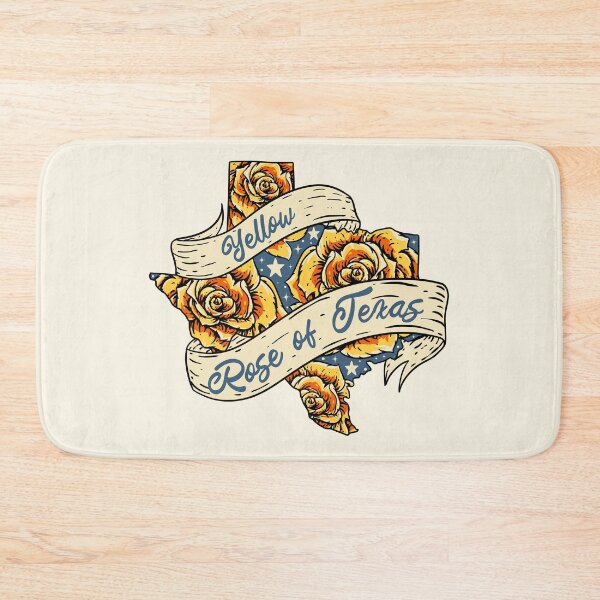Item preview, Yellow Rose of Texas - Vintage Texas Map covered in yellow roses | we're texas | we are texas designed and sold by Any Color Designs.