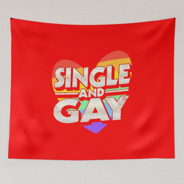 Item preview, Single and Gay Valentine Love designed and sold by No Limits T-Shirts.