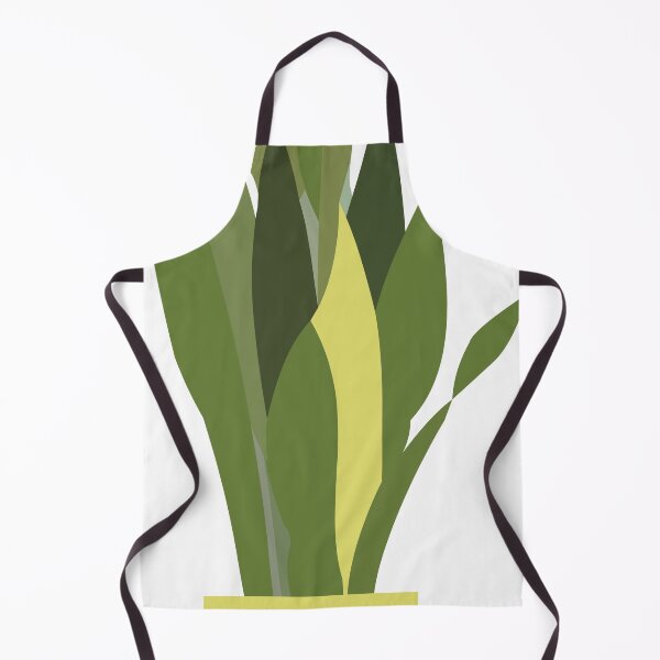 Item preview, Abstract Sansevieria in Yellow Pot designed and sold by MIDdesigns.