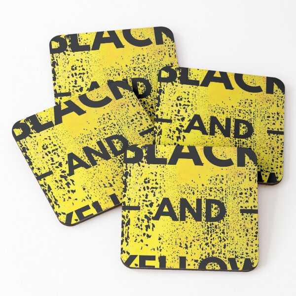 Item preview, BLACK AND YELLOW designed and sold by CIVIC2021.
