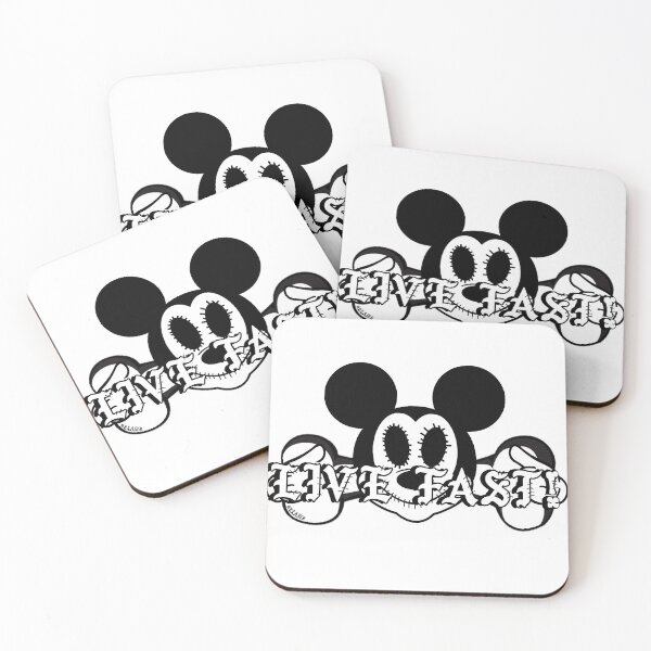 Item preview, Punk Mouse! Grunge Mouse! Live Fast! Punk Skull Micky designed and sold by dreamrprod.