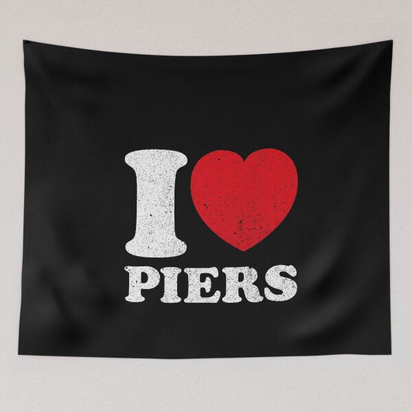 Item preview, Distressed Retro Vintage I Love Piers Morgan Tee designed and sold by samraheel.