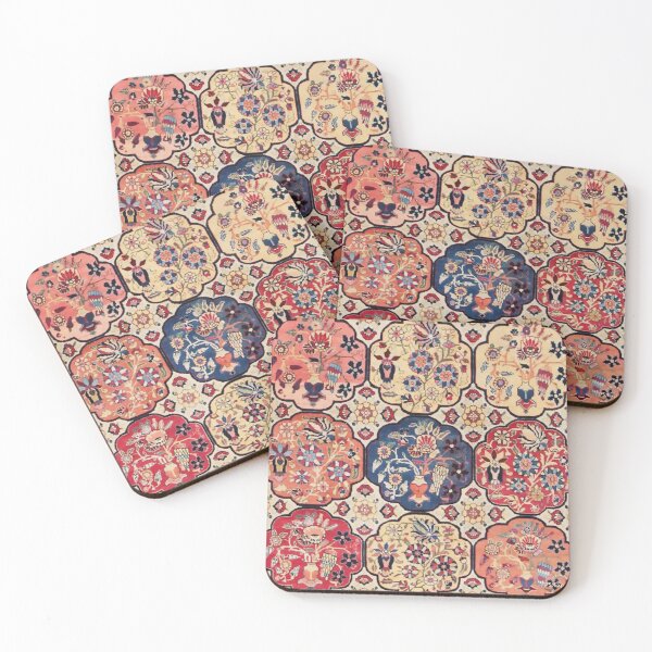 Item preview, Tabriz Antique Vase Compartment Rug Print designed and sold by Vicky Brago-Mitchell®.