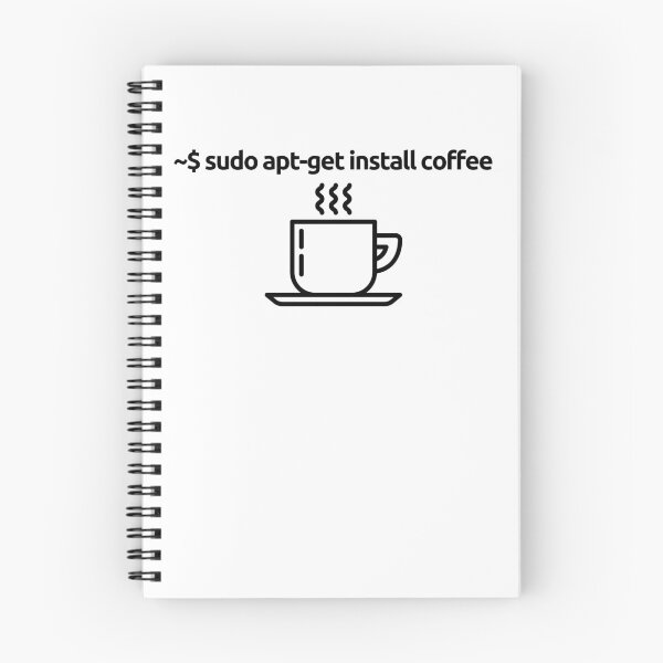 Item preview, línea de comandos divertida de linux sudo apt get install coffee designed and sold by DevDn.