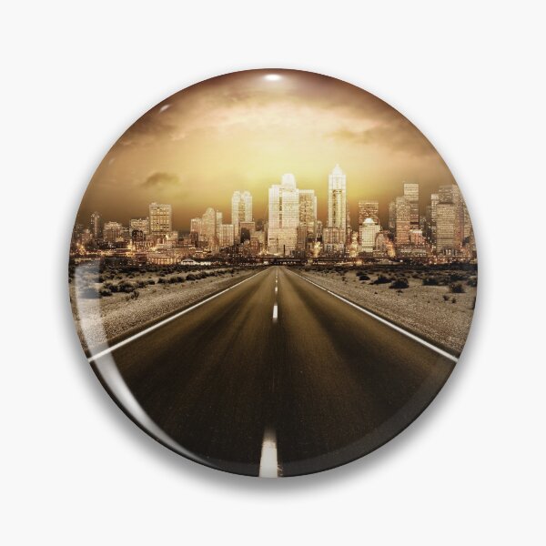 Item preview, Road heading into city designed and sold by TravelDrone.