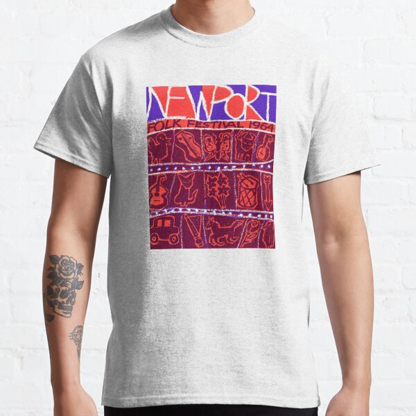 1964 Festival Folclórico de Newport Camiseta clásica