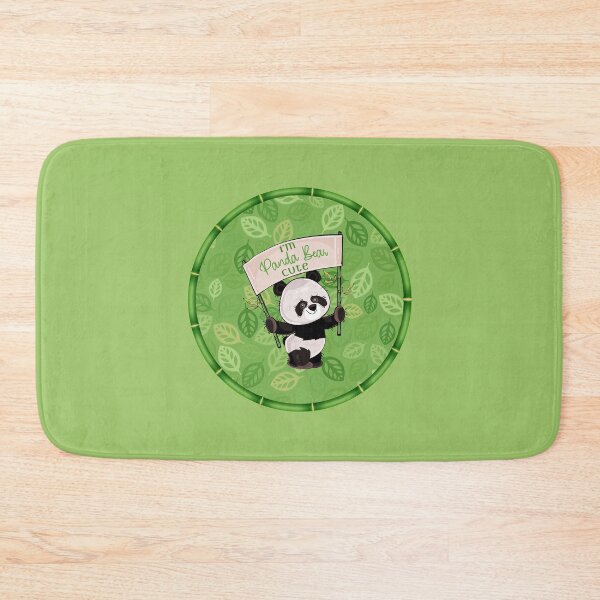 Item preview, I’m PANDA BEAR Cute (on Green) designed and sold by PawsitiveMum.
