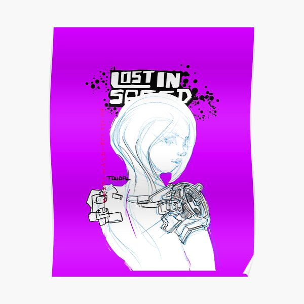 Masquée même dans le cyberpunk Poster