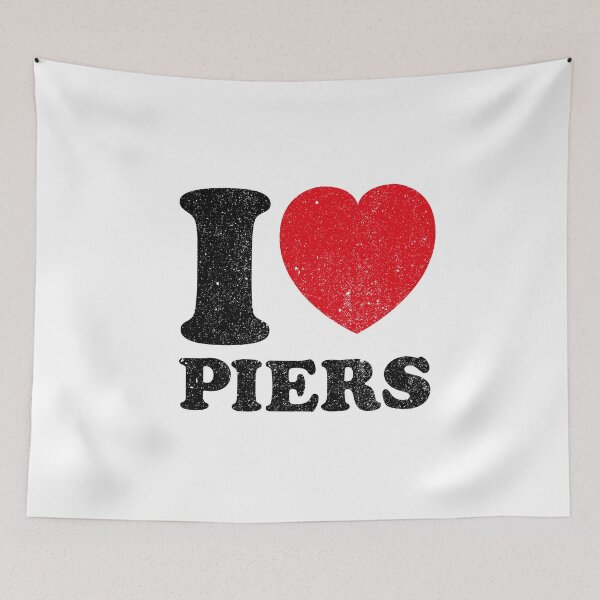 Item preview, Distressed Retro Vintage I Love Piers Morgan Tee designed and sold by samraheel.