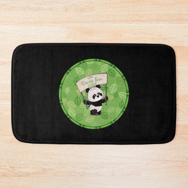 Item preview, I’m PANDA BEAR Cute (on Black) designed and sold by PawsitiveMum.