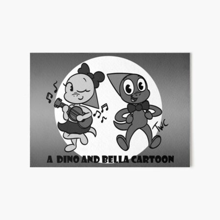 Retro Dinos Art Board Print