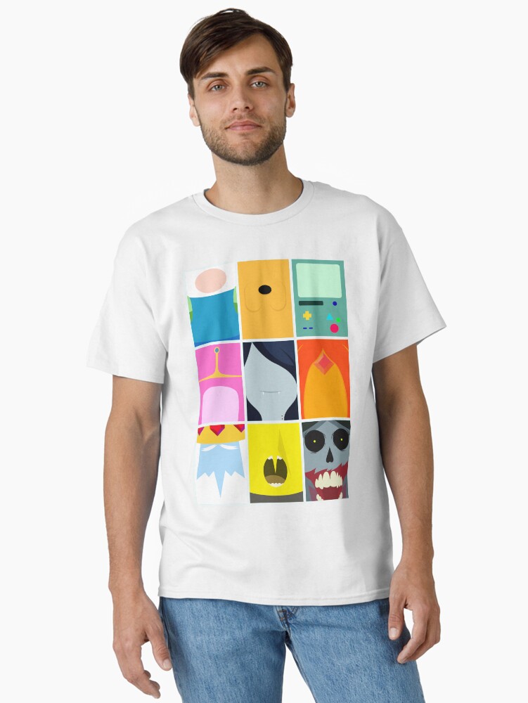 Thumbnail 1 von 7, Classic T-Shirt, Minimalistische Abenteuerzeit designt und verkauft von Stephen-Sharpe.