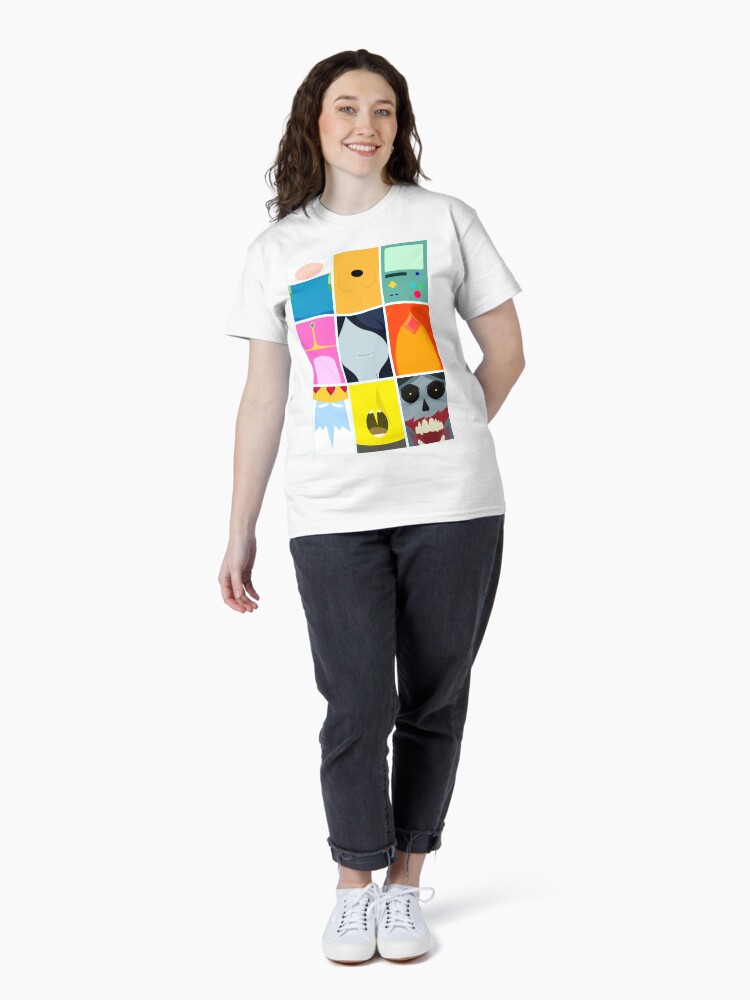 Thumbnail 4 von 7, Classic T-Shirt, Minimalistische Abenteuerzeit designt und verkauft von Stephen-Sharpe.