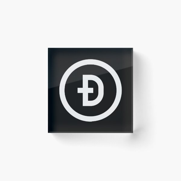 Item preview, White Dogecoin Logo designed and sold by AeroAstro.