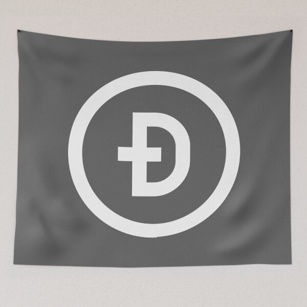 Item preview, White Dogecoin Logo designed and sold by AeroAstro.