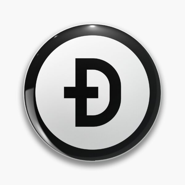 Item preview, Black Dogecoin Logo designed and sold by AeroAstro.