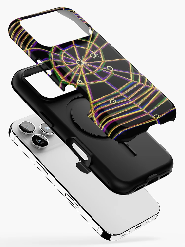 Thumbnail 2 of 4, iPhone Case, Colorful Cobweb designed and sold by Riccivela.