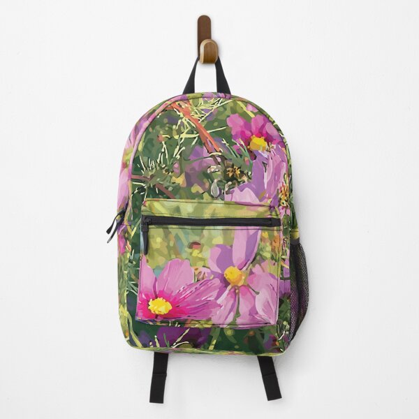 Item preview, Cosmea Flower Field - Pink Purple, Green designed and sold by Loving Nature Gifts.