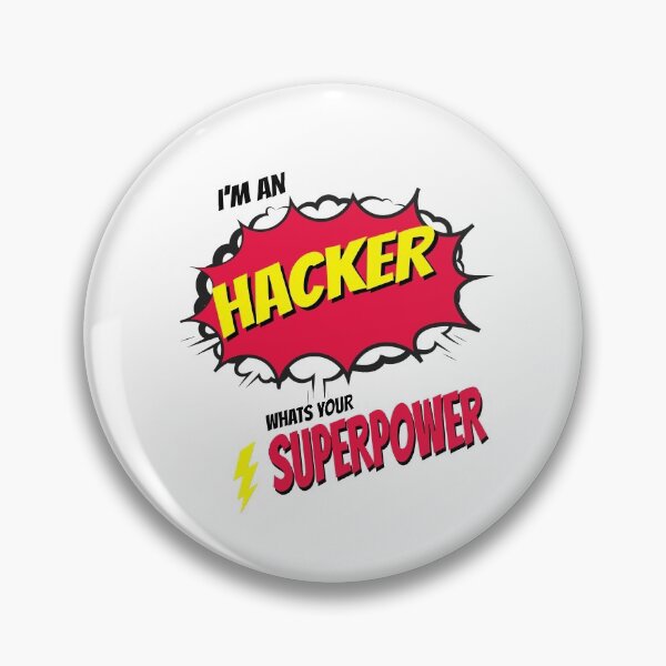 Aperçu de l'œuvre JE SUIS UN HACKER CE QUE VOUS SUPERPOWER créée et vendue par 30-Merch.