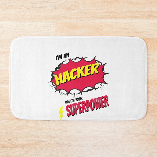 Aperçu de l'œuvre JE SUIS UN HACKER CE QUE VOUS SUPERPOWER créée et vendue par 30-Merch.