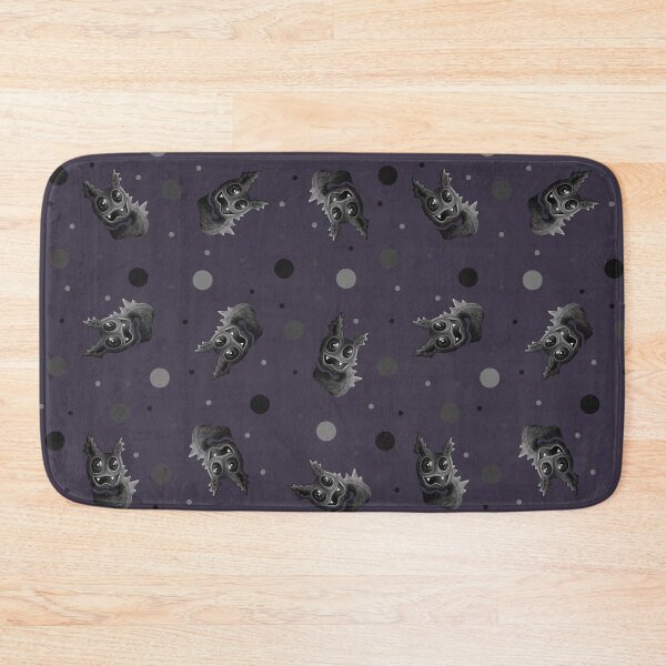 Item preview, Be Weird - creepy cute dark creature pattern (deep purple) designed and sold by zazuzanta.