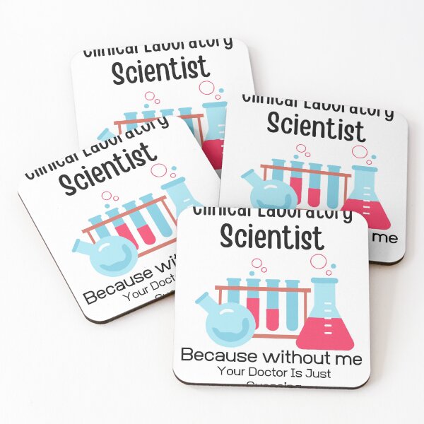 Item preview, Clinical Laboratory Scientist Because Without Me Your Doctor is just Guessing-Funny Lab Week-Lab Tech designed and sold by PIXEcompany.