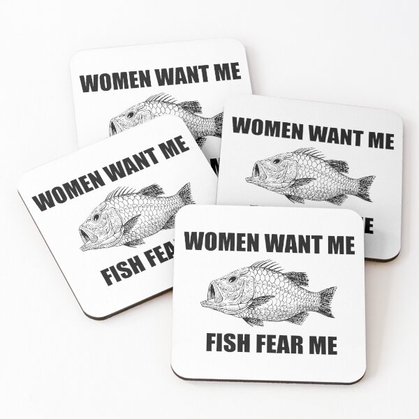 Item preview, WOMEN WANT ME FISH FEAR ME BUMPER designed and sold by DexxterDesign.