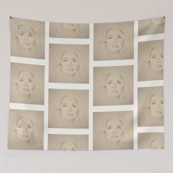 Item preview, Portrait of Angelina Jolie - 2nd version designed and sold by greatnorris.