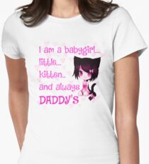 Daddy's girl Women's Fitted T-Shirt