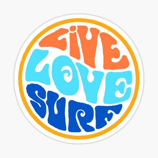 Vista previa del artículo con la obra «Vive el amor surfeando», diseñado y vendido por Timegraf.