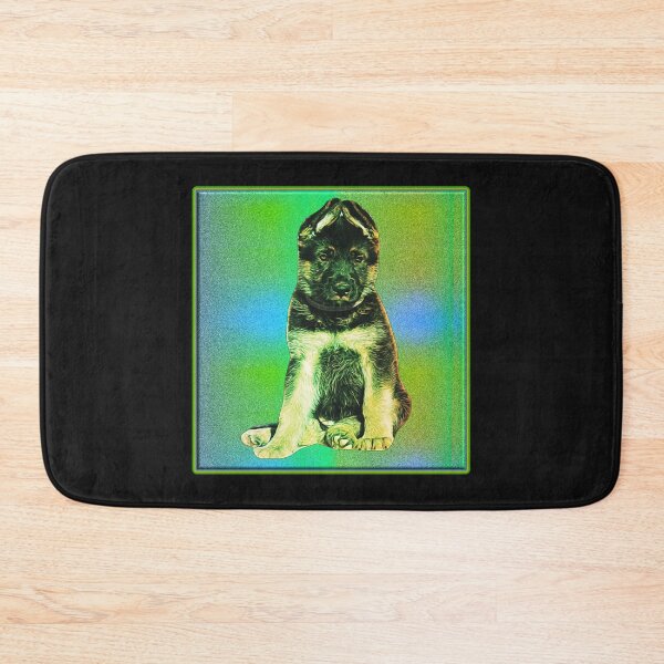 Item preview, BEAUTIFUL PAINTING OF A BABY GERMAN SHEPHERD WITH LONG HAIR  designed and sold by Ralek.