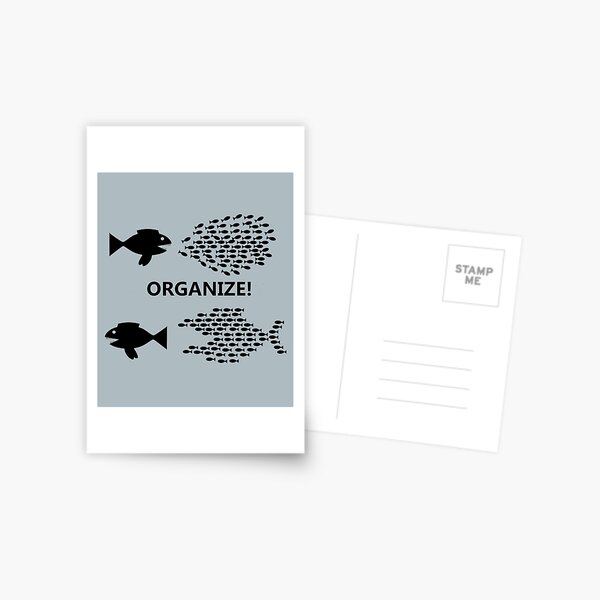 Item preview, Organisieren! Fisch designed and sold by fuzzynautilus.